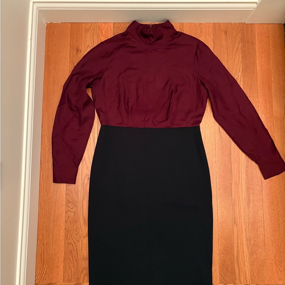Ted Baker Burgundy and Black Women's Dress
